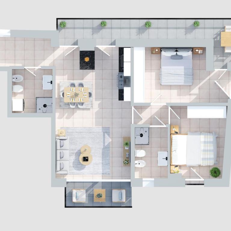 Magic Deluxe Suites - Free Parking - Appartamento con 2 Camere da Letto - 30