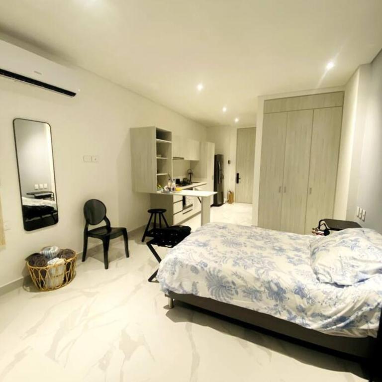 Espectacular apto Loft NUEVO- Frente al Hilton Pozos Colorados - Apartamento de 1 dormitorio - 10