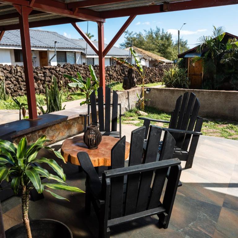 Ngahu alojamiento y desayuno con vista al mar en Rapa Nui - Family Bungalow - 23
