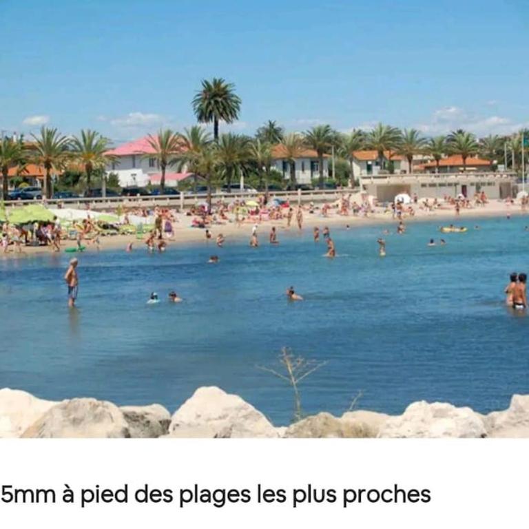 Agreable et Calme 3 pieces Terrasse, Piscine, Tennis, Plage - Appartement 2 Chambres - 8