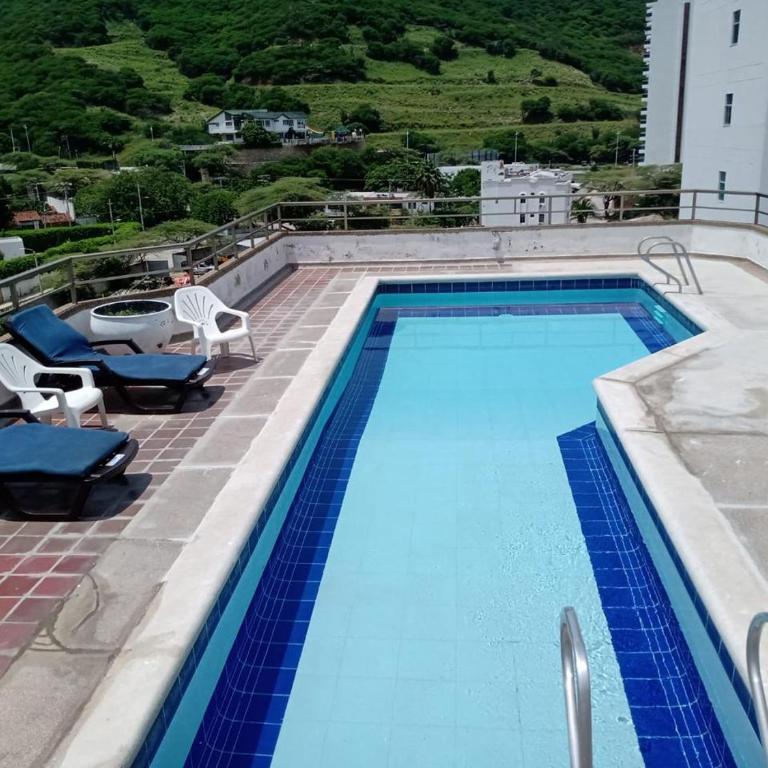 El Rodadero, 4 habitaciones con piscina y terraza - Apartamento con vistas a las montañas - 6
