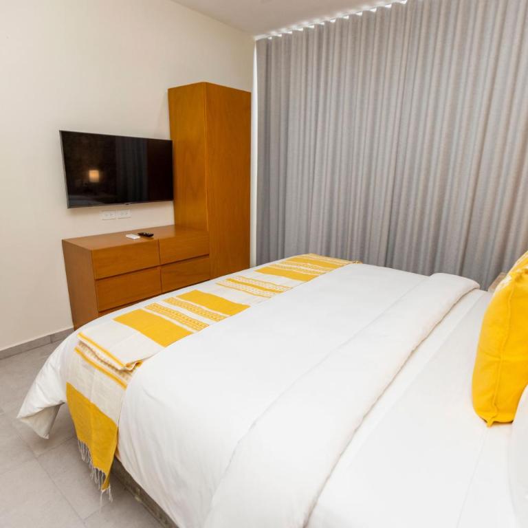 Casa Itzae Hotel Boutique - Deluxe One-Bedroom Apartment with Garden View - 38