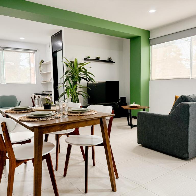Acogedor y hermoso cerca del Foro Sol, AICM y Coyoacán - Apartamento de 2 dormitorios - 6