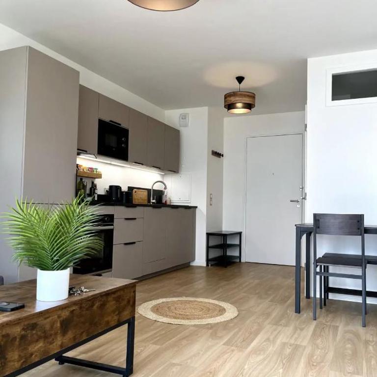 Le moderne boisé Disneyland Paris 10 min ' Parking - One-Bedroom Apartment - 8