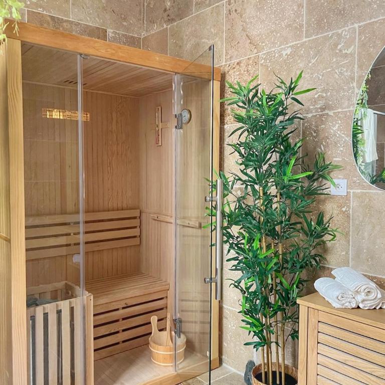 Bien-être au naturel, Love Room, Jacuzzi Sauna, Centre-Historique - One-Bedroom Apartment - 4