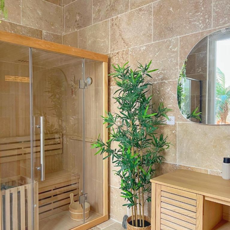 Bien-être au naturel, Love Room, Jacuzzi Sauna, Centre-Historique - One-Bedroom Apartment - 15