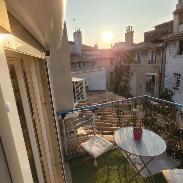 Appartement duplex sur les toits d'Aix avec terrasse ensoleillée - Appartement 1 Chambre - 2