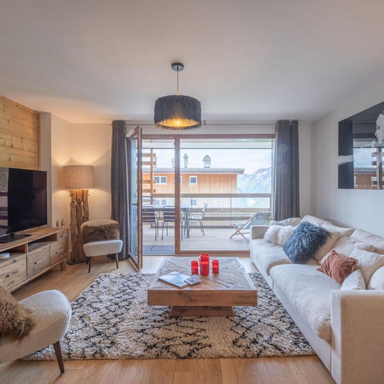 Alpe d'Huez Houses - Chez Lydia - Fermes de l'Alpe - 104m2 d'espace et de confort pour 6 - Appartement Deluxe - 2