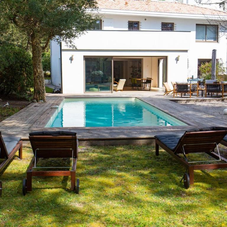 Villa rénovée avec spa et piscine chauffée à Hossegor, proche plage et golf - Villa mit 3 Schlafzimmern - 2