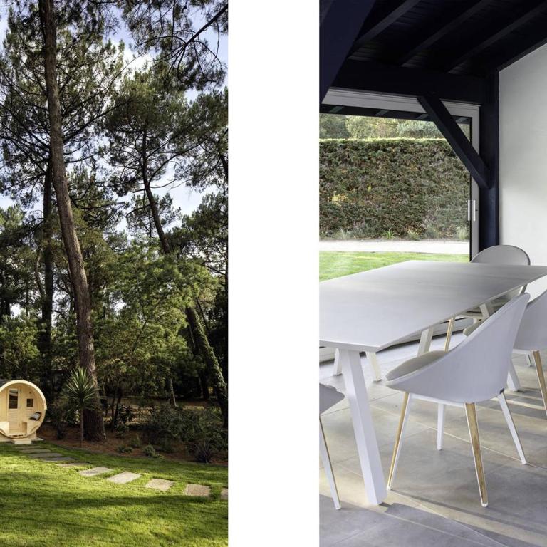 Villa de luxe avec piscine chauffée, jacuzzi, sauna au cœur de la forêt des Landes - Villa mit 3 Schlafzimmern - 9