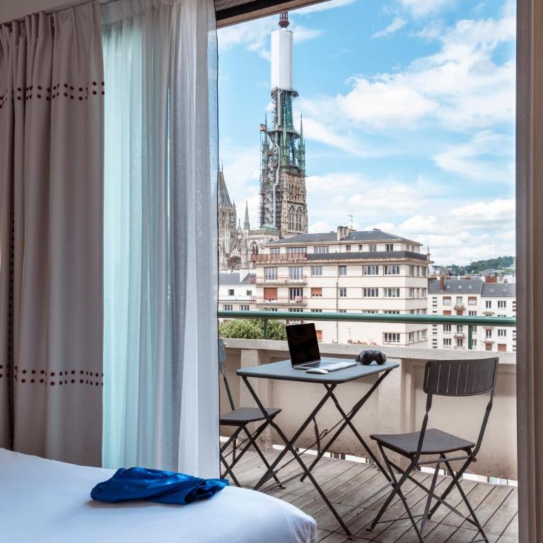 Ibis Styles Rouen Centre Cathédrale - Chambre Simple Standard avec Balcon et Vue - 7