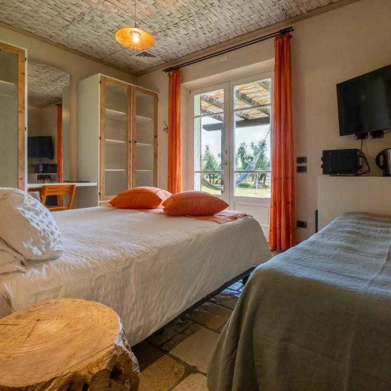 Olimagio Farm Stay with animals, 25m pool, beach at cycling distance - Suite mit 2 Schlafzimmern - 8