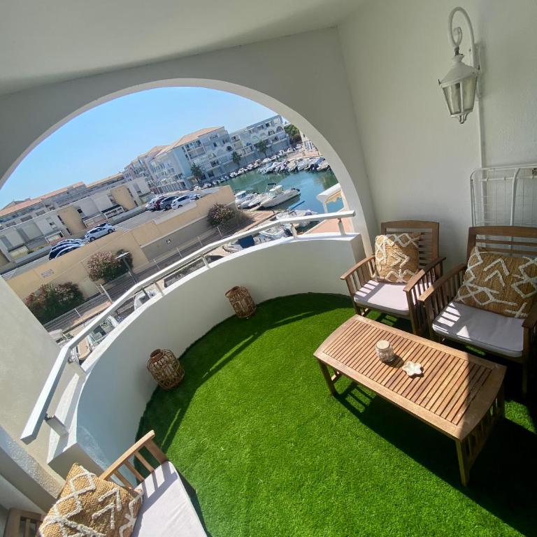 Studio cabine climatisé de 20m2 avec place de parking privée - Studio avec Terrasse - 4