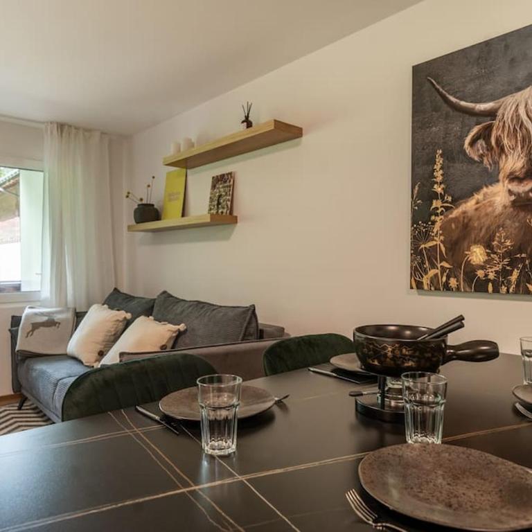 Stylish Apt by Ski Bus, Train and Village Center - Apartment mit 1 Schlafzimmer - 3