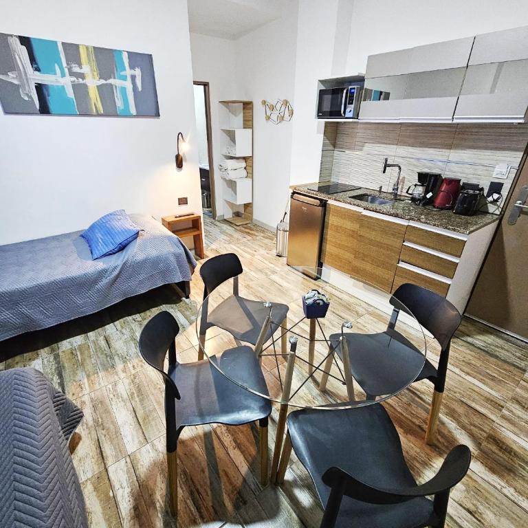 Las Victorias Suites Bariloche - Apartamento de 1 dormitorio con vistas al jardín - 19