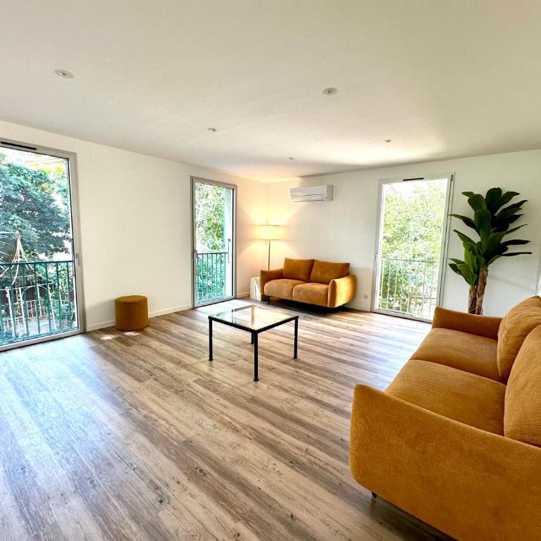 Appartement avec jardin privé à 2min de la plage - Two-Bedroom Apartment - 3