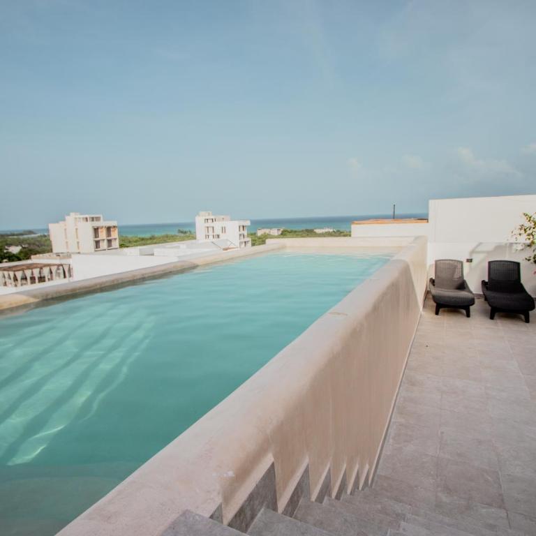 Itzamna luxury condos whit ocean viewpool - Apartamento de 1 dormitorio - 2