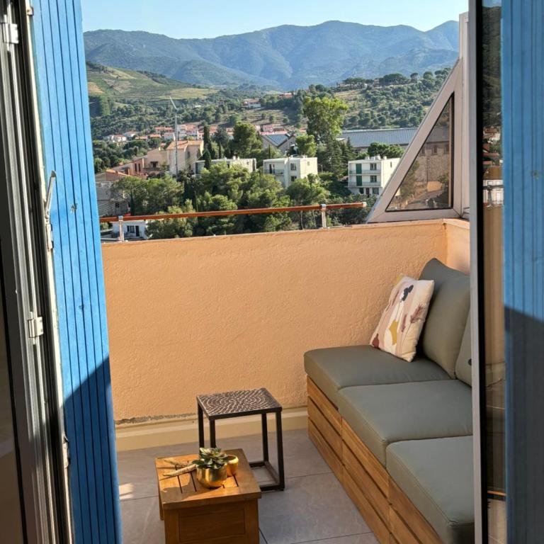 Attique à Banyuls - vue mer et montagne - Three-Bedroom Apartment - 4
