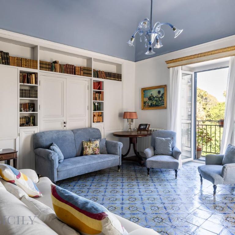 Palazzo Fatta Apartment by DomuSicily - Appartamento con 3 Camere da Letto e Vista Parco - 12
