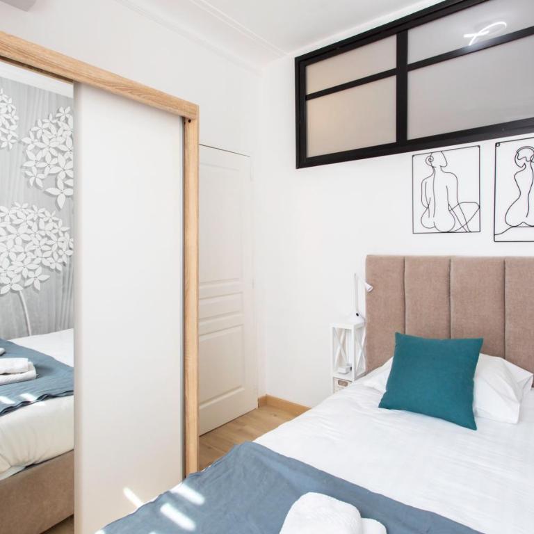 L52 Staywizus - 2BDR Massena central, 2 min from the beach AC - Appartement 1 Chambre - 21