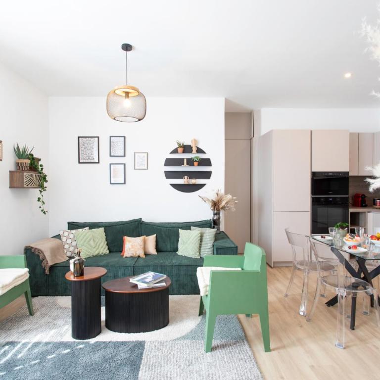 L52 Staywizus - 2BDR Massena central, 2 min from the beach AC - Appartement 1 Chambre - 31