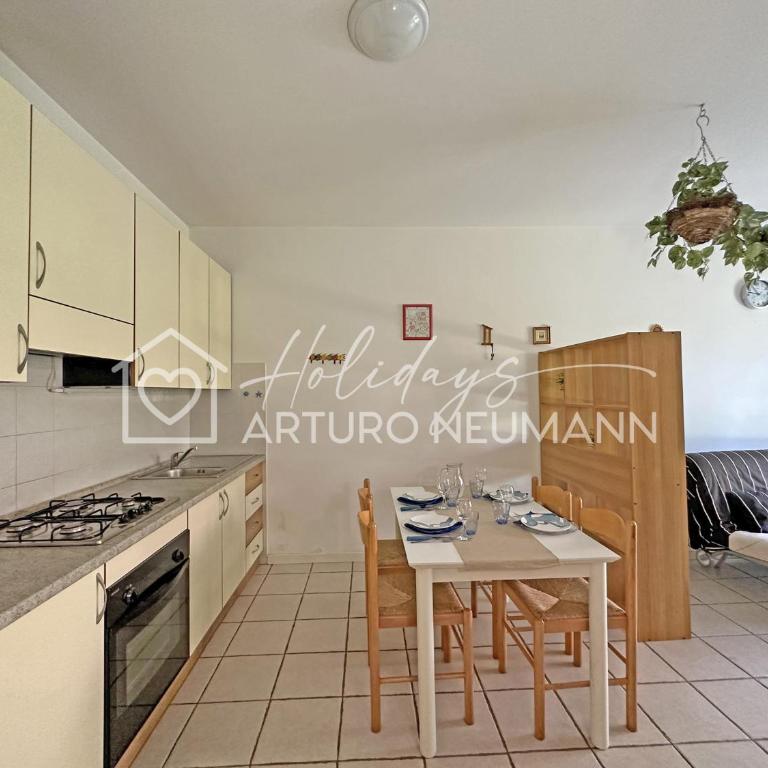 635 - Bilocale a Marcelli al Villaggio Rosa, con giardino e barbecue in muratura, climatizzato - SPIAGGIA AL WHITE BEACH CLUB INCLUSA - One-Bedroom Apartment - 3