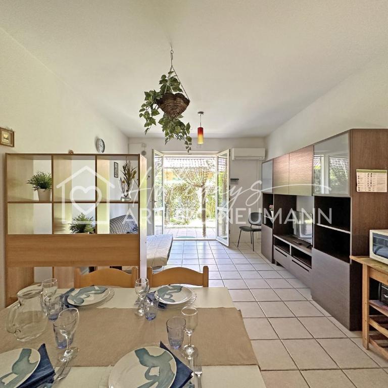 635 - Bilocale a Marcelli al Villaggio Rosa, con giardino e barbecue in muratura, climatizzato - SPIAGGIA AL WHITE BEACH CLUB INCLUSA - One-Bedroom Apartment - 2