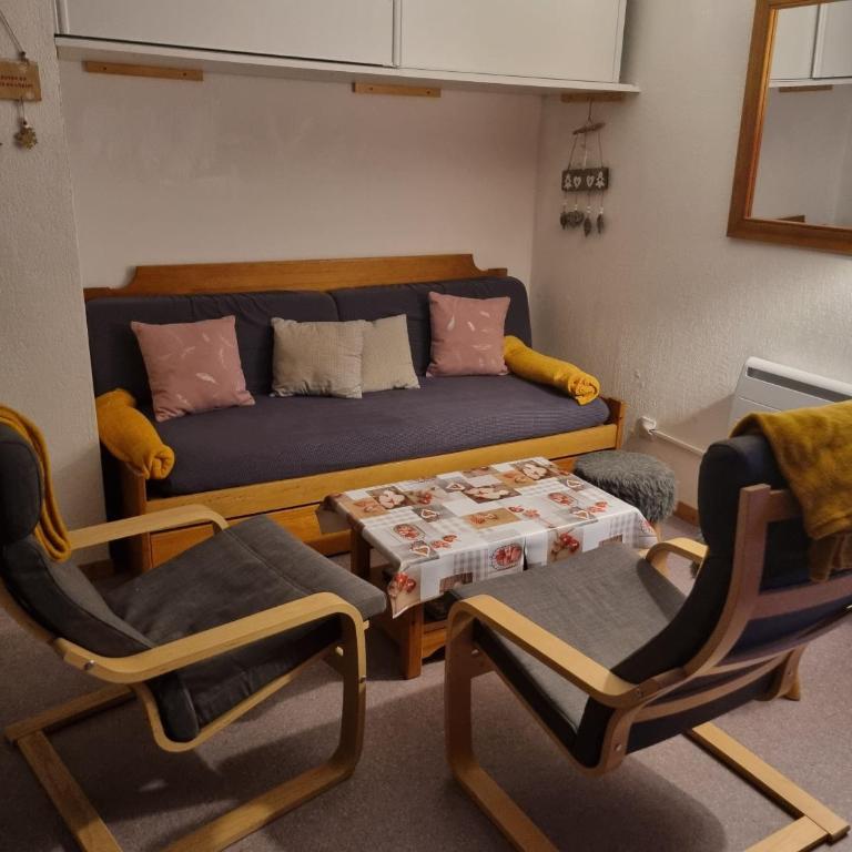 Grand 3 pièces cosy à SuperDévoluy (05) - Plein Sud, au pied des pistes - Apartamento de 2 dormitorios con balcón - 14