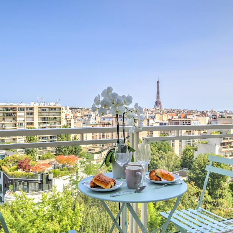 101 Penthouse Royal à Paris avec Vue Imprenable sur la Tour Eiffel - Appartement 1 Chambre - 5