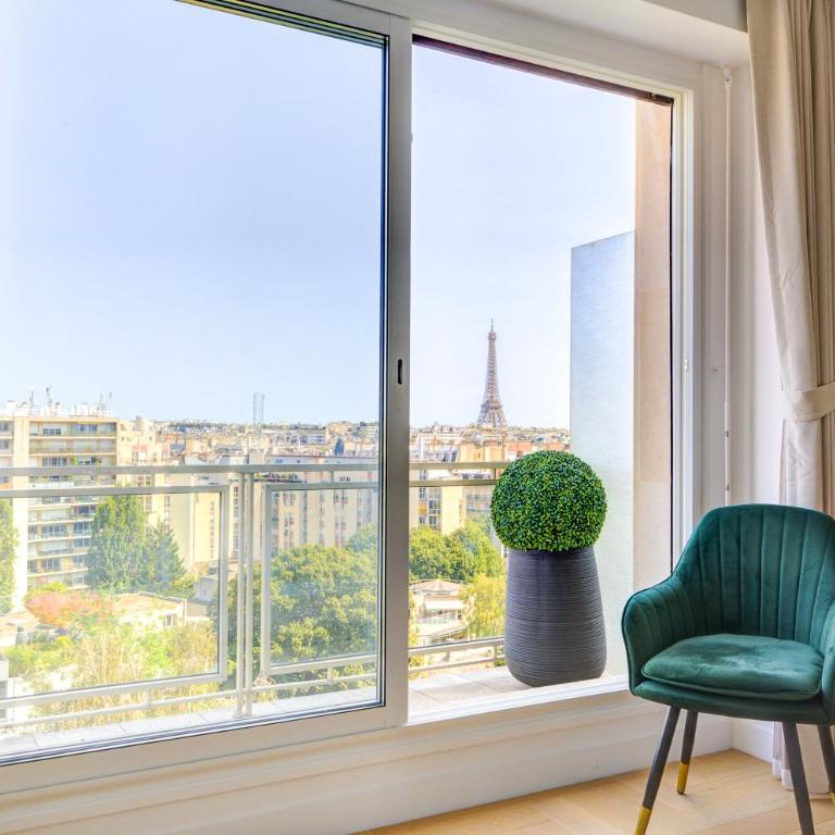 101 Penthouse Royal à Paris avec Vue Imprenable sur la Tour Eiffel - Appartement 1 Chambre - 19