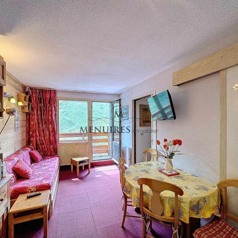 Agréable 2 Pièces, 5 Pers, Animaux et Parking Inclus, Pied des Pistes - Apartment mit 1 Schlafzimmer - 6