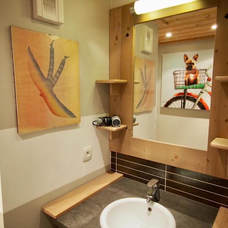 RisoulSki Antarès - Piscine et Sauna - Appartement 204 - 5 à 8 Personnes - 2e Étage - 34 m² - 1 Chambre - 3