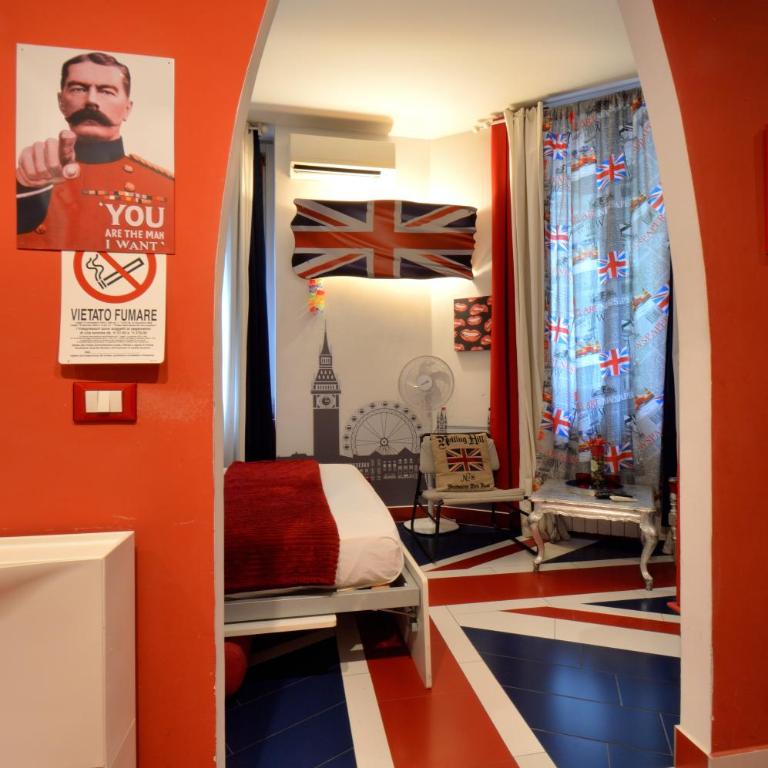 Bellissimo Mini Appartamento Deluxe di Design e a Tema Inghiterra - Potente Wi-Fi Ottimo il Collegamento con Aeroporto di Malpensa e Rho fiera, vicino a 3 linee Metropolitane - Appartamento con 1 Camera da Letto - 2