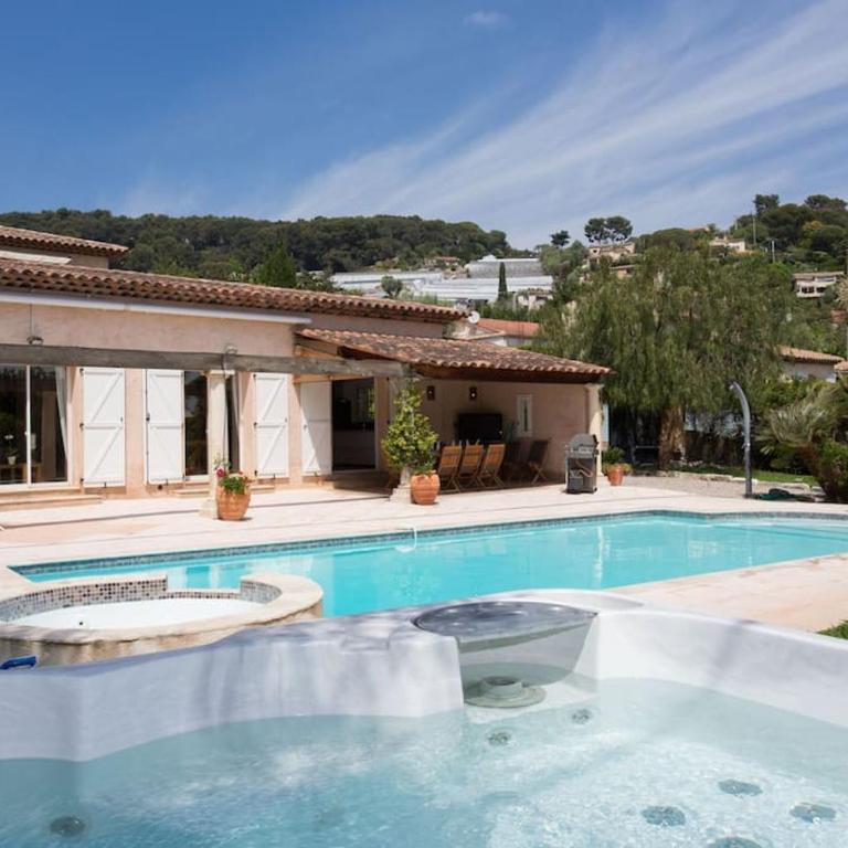 Spacious Villa Vallauris Cannes with AC throughout and large private pool - Villa - 6