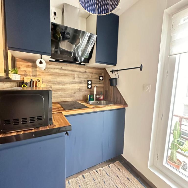 Modern Apt near Montmartre 2 mins from metro Château Rouge - Appartement 1 Chambre - 7
