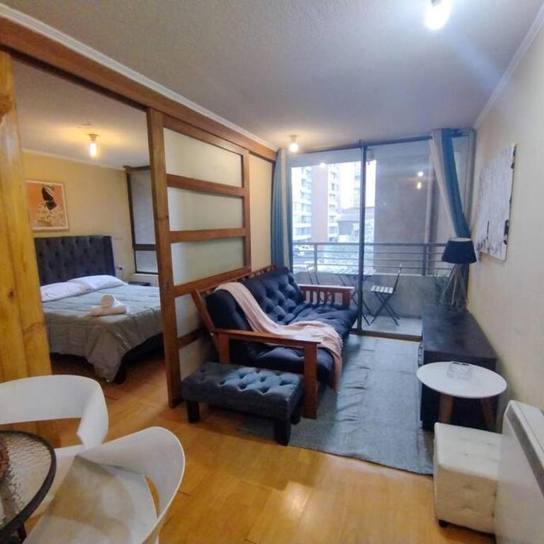 Departamento Ulises, Acogedor Departamento para 2, Metro Santa Lucía - One-Bedroom Apartment - 1