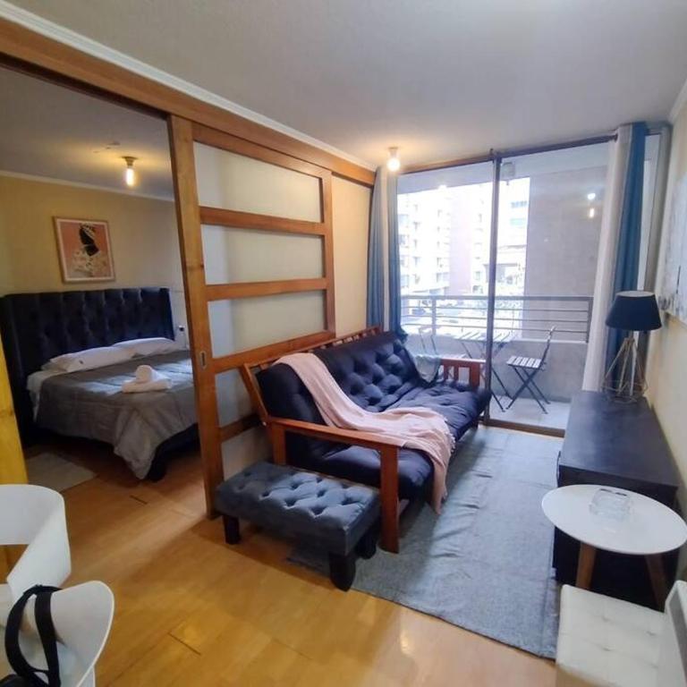 Departamento Ulises, Acogedor Departamento para 2, Metro Santa Lucía - One-Bedroom Apartment - 3