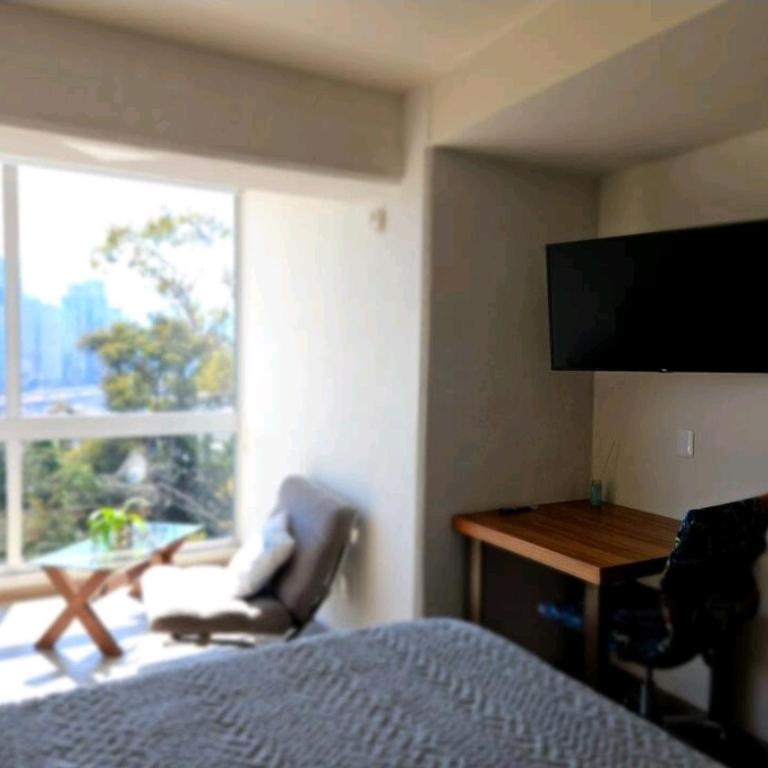 Hermosa SUITE vista increíble, gym, elevador - Estudio Deluxe con cama grande - 9