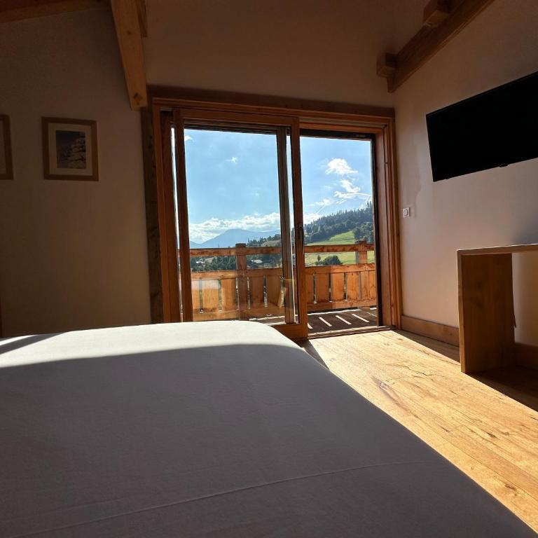 Chalet vue Mont Blanc avec jacuzzi extérieur - Appartement - 13