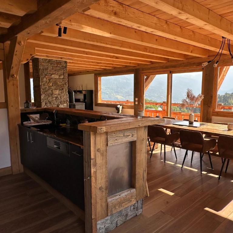 Chalet vue Mont Blanc avec jacuzzi extérieur - Appartement - 26