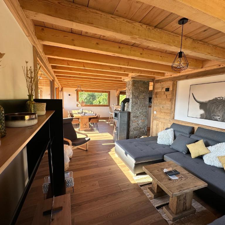 Chalet vue Mont Blanc avec jacuzzi extérieur - Appartement - 4