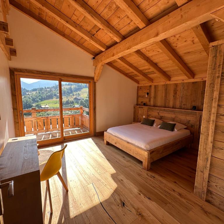 Chalet vue Mont Blanc avec jacuzzi extérieur - Appartement - 14