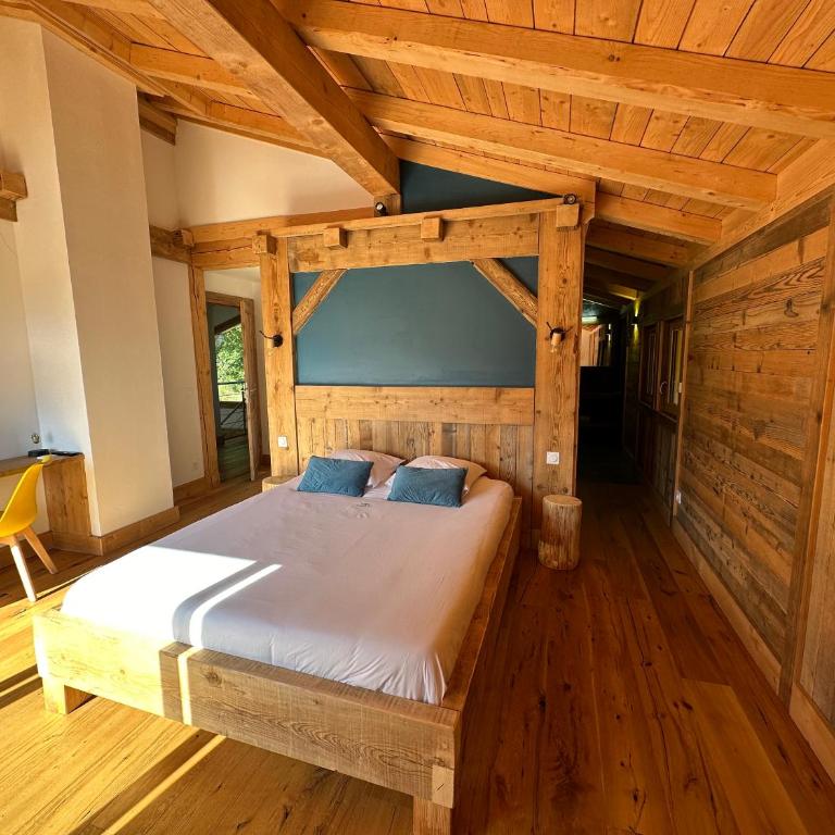 Chalet vue Mont Blanc avec jacuzzi extérieur - Appartement - 9
