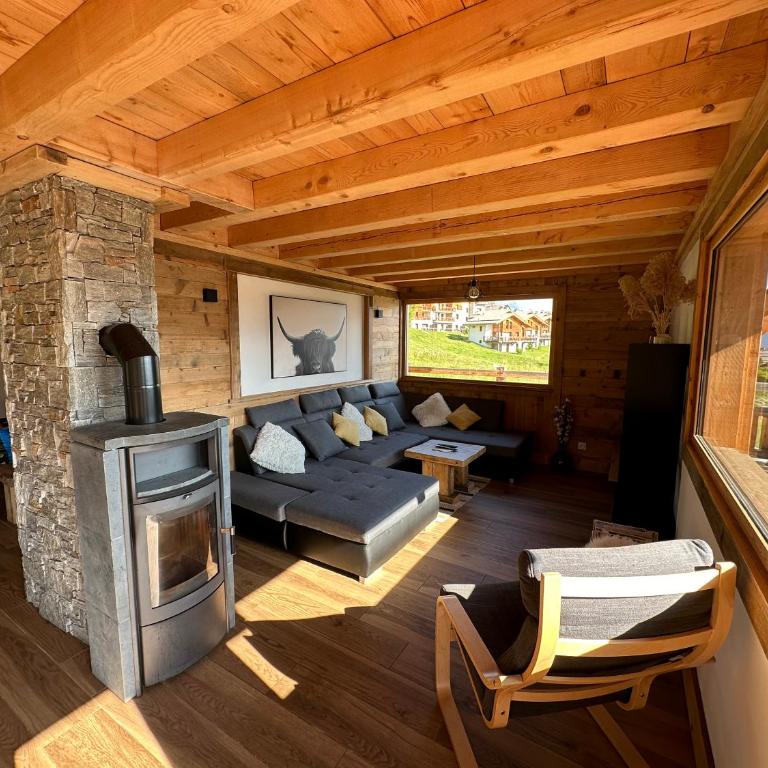 Chalet vue Mont Blanc avec jacuzzi extérieur - Appartement - 5