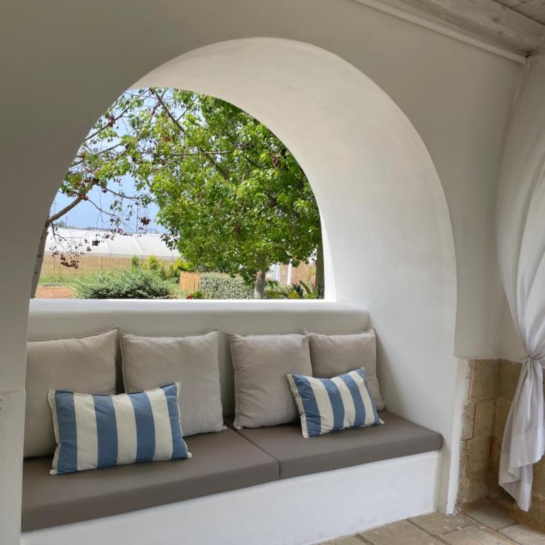 Masseria Podere40 Country Hotel - Camera Matrimoniale/Doppia con Letti Singoli con Vista Giardino - 1