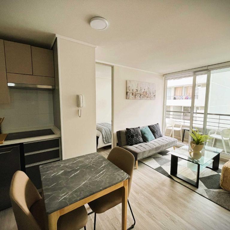 HOM I Comodo y Acogedor Depto 2D2B 3PAX Santiago - Apartamento - 8