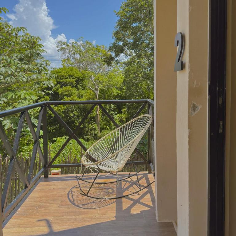 Villas Mandarina Bacalar - Habitación Doble Estándar con balcón - 1 o 2 camas - 4
