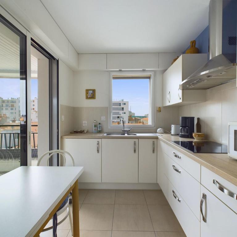 Vue directe port des Sables 4 adultes-2 enfants - Appartamento - 8