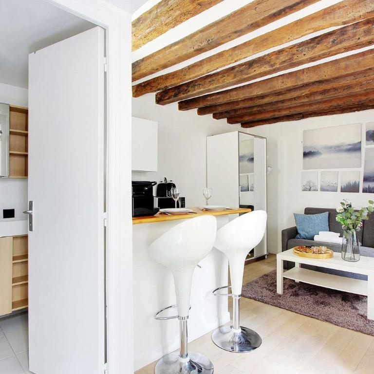 Cozy studio 2P - Rue Mouffetard - Studio avec Canapé-Lit - 8