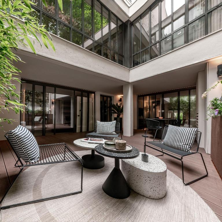 Luxury Residence in old Marais, 3 BR, Patio, Sauna, Fitness Room, AC - Appartement 3 Chambres Deluxe - 2
